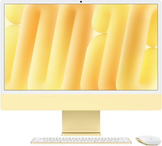 341387_b_1.jpg מחשב Apple iMac 24 Inch M4 Chip 10-Core CPU 10-Core GPU 512GB Storage 16GB RAM - דגם Z1EL000BT - צבע צהוב - Standard Glass