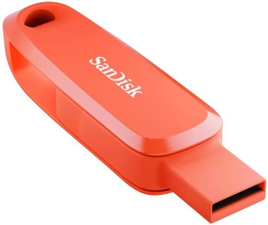 זיכרון נייד עם חיבורי SanDisk Phone Drive USB Type-A / USB Type-C - דגם SDDDC6-128G-G46NO - נפח 128GB - צבע כתום
