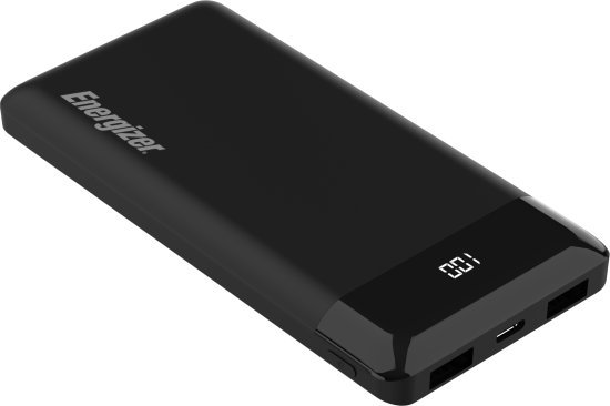 סוללת גיבוי Energizer Power Bank 10000mAh 10.5W - צבע שחור