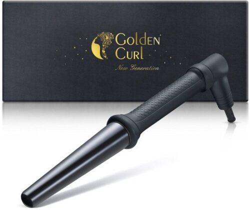 Golden Curl - מסלסל שיער במבינו GL506 לעיצוב תלתלים 25-32 מ''מ - צבע שחור