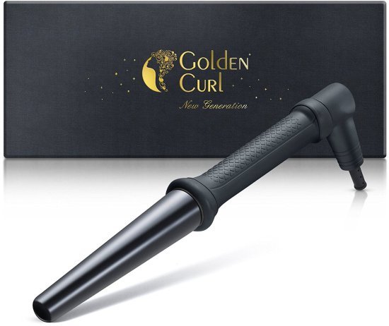 Golden Curl - מסלסל שיער במבינו GL506 לעיצוב תלתלים 25-32 מ''מ - צבע שחור