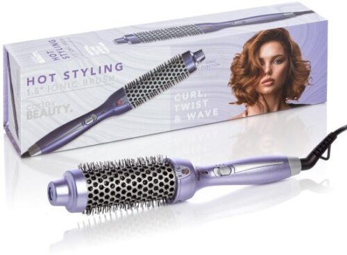 Cortex - מברשת סטיילינג יונית בקוטר 1.5 אינץ' - צבע סגול