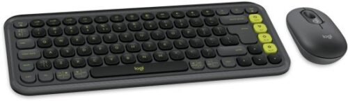 343034_b_1.jpg סט מקלדת ועכבר אלחוטיים Logitech POP ICON Combo - צבע Graphite