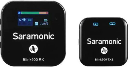 מערכת מיקרופון דש אלחוטי עם משדר ומקלט Saramonic Blink 900 S1