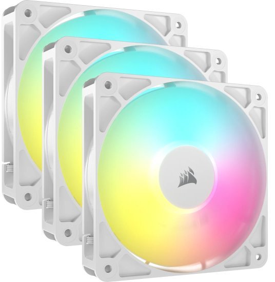 343400_b_1.jpg מאוורר למארז Corsair RS120 ARGB - צבע לבן - 3 יחידות