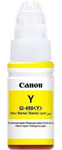 בקבוק דיו צהוב מקורי Canon GI-490Y
