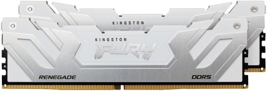 זכרון למחשב Kingston FURY Renegade White 2x24GB DDR5 CUDIMM 8400MT / s CL40 - צבע לבן