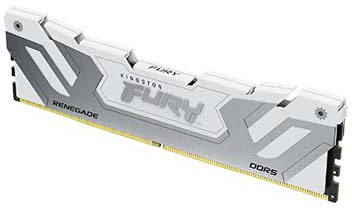 זכרון למחשב Kingston FURY Renegade White 24GB DDR5 CUDIMM 8400MT / s CL40 - צבע לבן