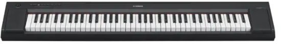 פסנתר דיגיטלי 76 קלידים Yamaha NP-35 - כולל שנאי - צבע שחור