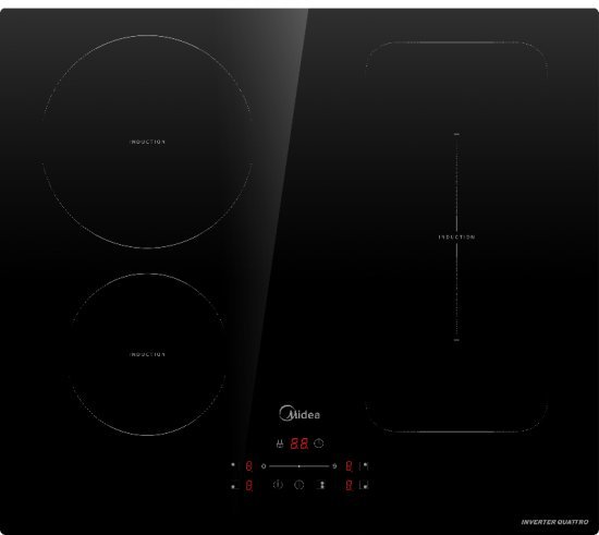 כיריים אינדוקציה 4 מוקדי בישול Midea MC-IF745AJ1C-A 7400W - זכוכית שחורה