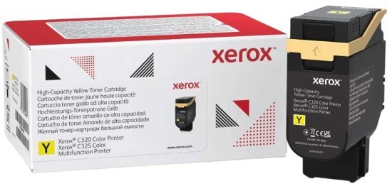 טונר למדפסת C320 / C325 מבית Xerox - צבע צהוב