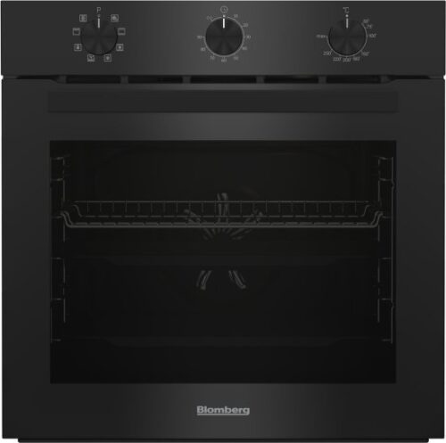 תנור בנוי 72 ליטר 8 תוכניות Blomberg ROEN8005BIL - זכוכית שחורה
