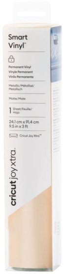 351557_b_1.jpg נייר Smart Vinyl פרמננט בגודל 24.1x91.4 ס''מ עבור מכונת Joy Xtra מבית Cricut - צבע שמפניה