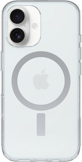 כיסוי OtterBox Symmetry עם MagSafe ולחצן שליטה במצלמה ל-iPhone 16 - צבע שקוף
