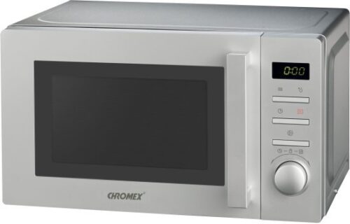 מיקרוגל דיגיטלי 20 ליטר Chromex CH-655 700W - צבע כסוף