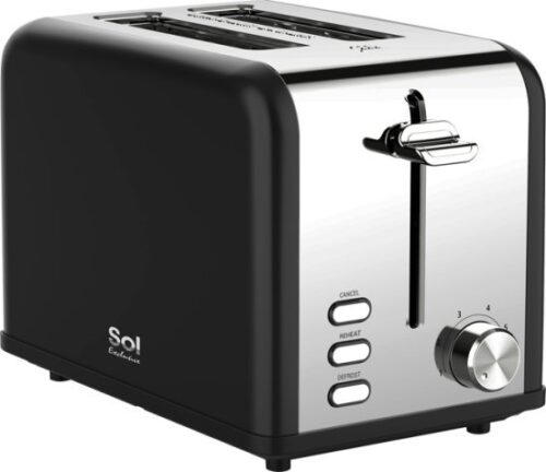 מצנם 2 פרוסות Sol Exclucive SL-7506 815W - צבע שחור