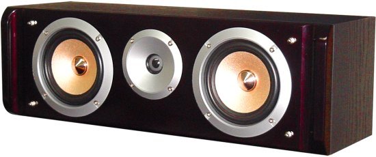 רמקול סנטר Pure Acoustics QX900C 150W - צבע בורדו