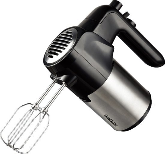 מיקסר יד חשמלי מנירוסטה + בסיס 300W דגם ATL-206 מבית Gold Line