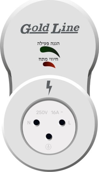 מגן ברקים ונחשולי מתח דגם LPP-01 מבית Gold Line