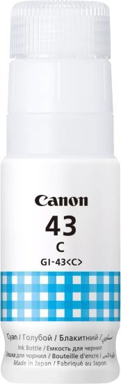 בקבוק דיו כחול מקורי Canon GI-43 C
