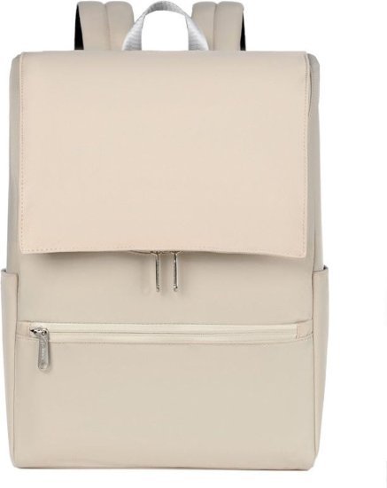 355878_b_1.jpg תיק גב למחשב נייד בגודל 13.3 אינץ' דגם The SwiftLuxe Elite מבית Camel Mountain - צבע בז'