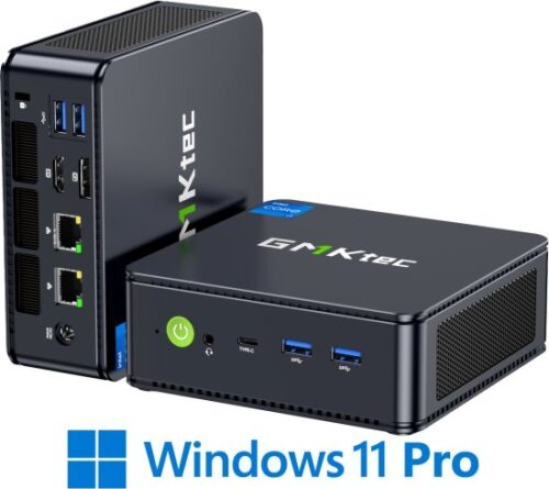 מחשב מיני דגם Gmktec NucBox K7 Plus - צבע אפור