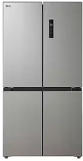 מקרר 4 דלתות מקפיא תחתון 474 ליטר LG GR-B470BE No Frost - נירוסטה