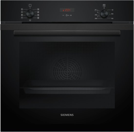 תנור בנוי 71 ליטר 7 תוכניות דגם HB234AEB3 מסדרת IQ300 מבית Siemens - צבע שחור - תוצרת פולין - אחריות יבואן רשמי BSH