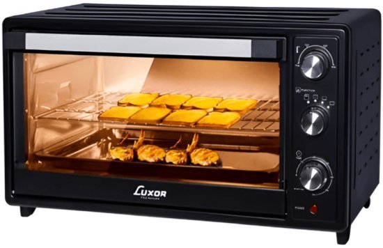 טוסטר אובן 25 ליטר 1380W דגם TO-25 מבית Luxor - צבע שחור