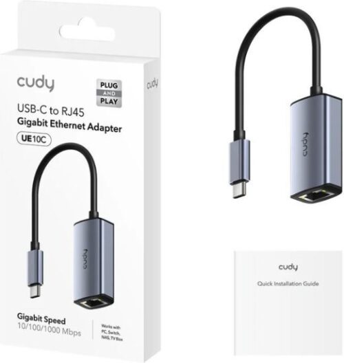 359121_b_1.jpg מתאם Gigabit Ethernet כבל USB-C ל-RJ45 מבית Cudy
