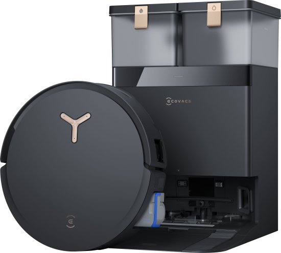 שואב אבק / שוטף רובוטי Ecovacs Deebot X8 Pro OMNI - צבע שחור - שנתיים אחריות יבואן רשמי על ידי רונלייט