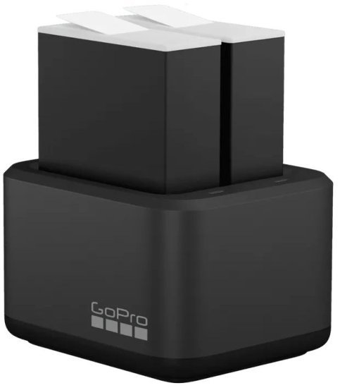 360001_b_1.jpg מטען כפול + זוג סוללות נטענות Enduro למצלמות GoPro HERO9/10/11 / 12 Black