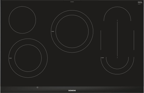 כיריים קרמיות 5 להבות בישול 80 ס''מ Siemens ET875LMP1D LightSlider 11000W - תלת פאזי - שנה אחריות יבואן רשמי BSH