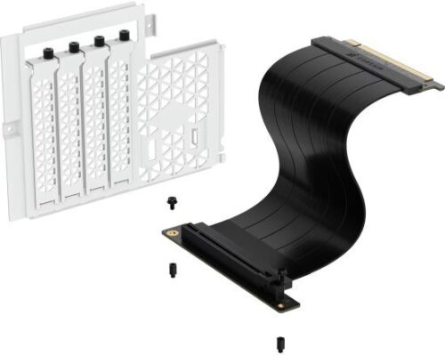 ערכת התקנה אנכית לכרטיסי מסך למארזי Corsair 2500 - צבע לבן