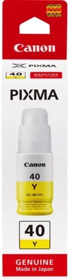 בקבוק דיו צהוב מקורי Canon Pixma GI-40 Y