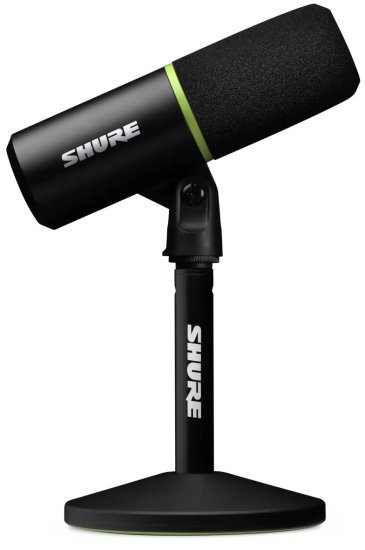 מיקרופון גיימינג USB דגם MV6 מבית Shure – צבע שחור