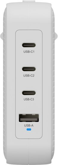 363402_b_1.jpg מטען נסיעות עם 4 מתאמים בינלאומיים Hyper Juice Travel 145W USB-C GaN - צבע לבן