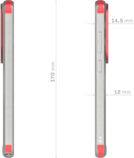כיסוי Ghostek Covert ל-Samsung Galaxy S25 Ultra - צבע שקוף