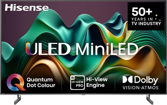 טלוויזיה חכמה 55 אינץ' Hisense UHD 4K Smart TV MINI LED