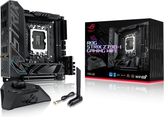 מציאון ועודפים - לוח אם ASUS ROG STRIX Z790-I GAMING WIFI Intel LGA1700 Z790 DDR5