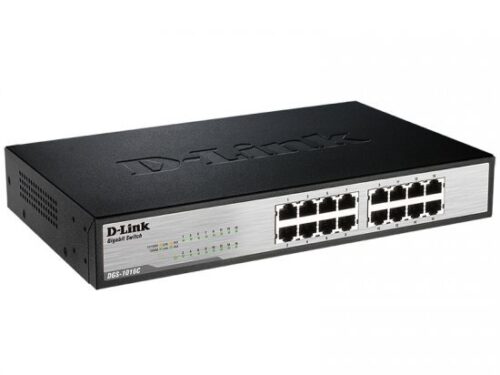 מתג לא מנוהל D-Link DGS-1016D 16 Ports Gigabit 10/100 / 1000Mbps