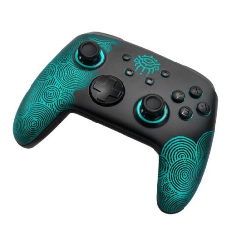 366510_b_1.jpg שלט אלחוטי ל-FUNLAB Firefly Pro Nintendo Switch - עיצוב Zonai (Zelda) - צבע שחור / ירוק
