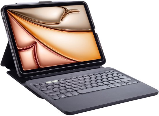 מקלדת אלחוטית וכיסוי Zagg Pro Keys 2 עבור Apple iPad Air 13 M2 / M3 - צבע שחור
