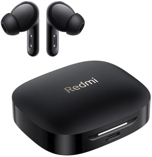 אוזניות אלחוטיות Xiaomi Redmi Buds 6 - צבע שחור - שנה אחריות יבואן רשמי על ידי המילטון