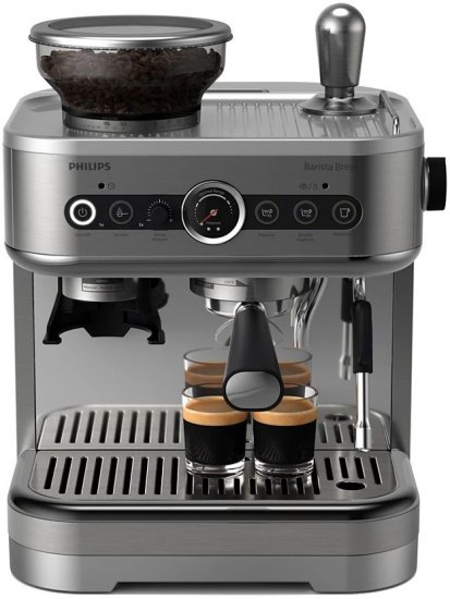 מכונת אספרסו חצי אוטומטית Philips Barista Brew (Single) PSA3218 / 01 - צבע כסוף