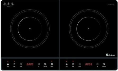 כירת בישול אינדוקציה כפולה Selmor SE-7138 3500W - צבע שחור