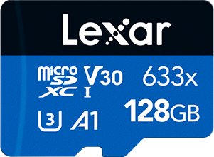 367890_b_1.jpg כרטיס זיכרון Lexar 633x Micro SDXC עם מתאם SD - נפח 128GB