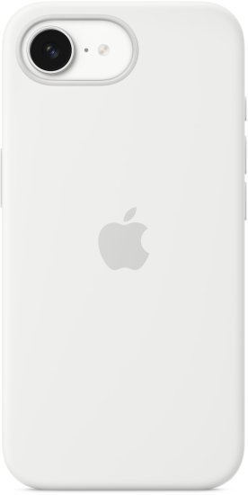 כיסוי סיליקון מקורי ל-Apple iPhone 16e - צבע White