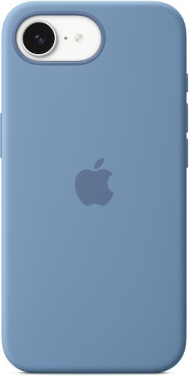 כיסוי סיליקון מקורי ל-Apple iPhone 16e - צבע Winter Blue