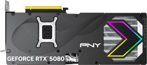 כרטיס מסך PNY RTX 5080 ARGB EPIC-X OC Triple Fan 16GB GDDR7